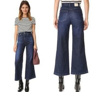 AG Yvette High Rise Wide Leg Ankle Jeans-Brand New